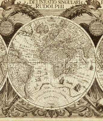 Sötétítő roló Régi világtérkép