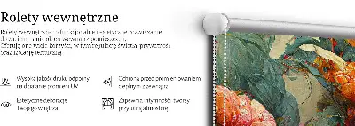 Ablakra szerelhető roló rét mintás
