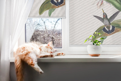 Sötétítő roló Madarak egy virágon