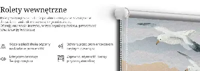 Sötétítő roló repülő madarak mintával