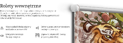 Sötétítő roló Tigris virágokban