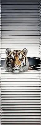 Ablakra szerelhető roló tigris mintával