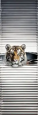 Ablakra szerelhető roló tigris mintával