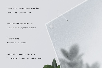 Kerek üveglap asztalra Félig átlátszó