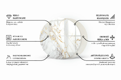 Kör asztallap Márvány grafikai kompozíció