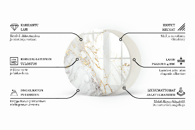 Kör asztallap Márvány grafikai kompozíció