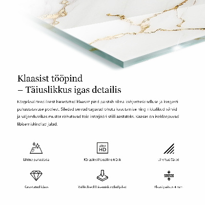 Edzett üveglap asztalra A természetes fa varázsa