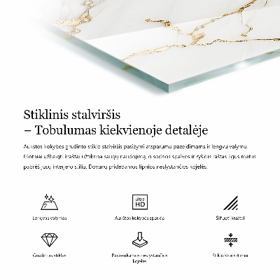 Edzett üveglap asztalra A természetes fa varázsa