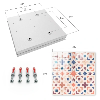 Kulcsdoboz Geometrikus minta