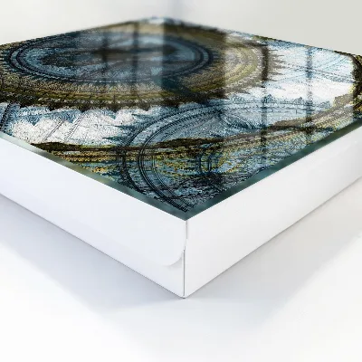 Kulcstartó szekrény falra Geometrikus mandala