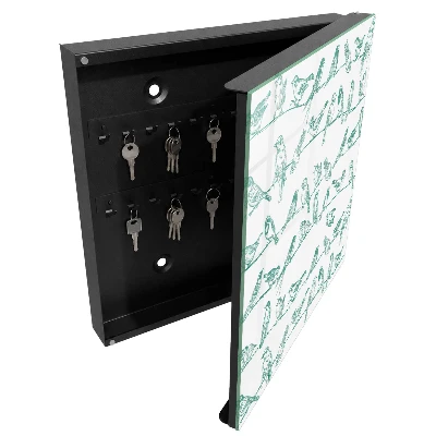 Kulcsdoboz Madarak az ágakon