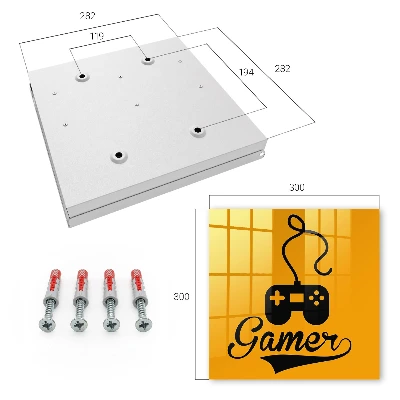 Kulcsdoboz Pad és a GAMER szó