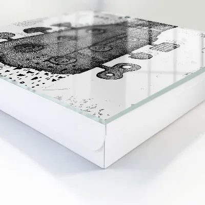 Kulcsdoboz Gitár illusztráció