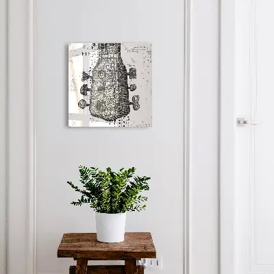 Kulcsdoboz Gitár illusztráció