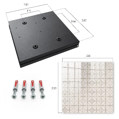 Kulcstartó szekrény Elegáns geometria