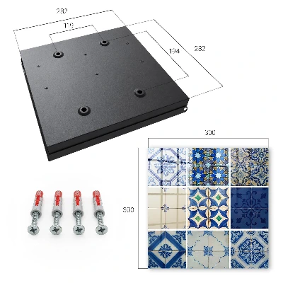 Kulcstartó szekrény falra Azulejos csempék
