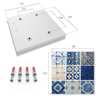Kulcstartó szekrény falra Azulejos csempék