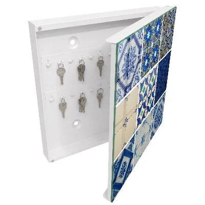 Kulcstartó szekrény falra Azulejos csempék