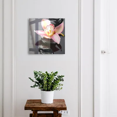 Kulcstartó szekrény falra Orchidea kövek