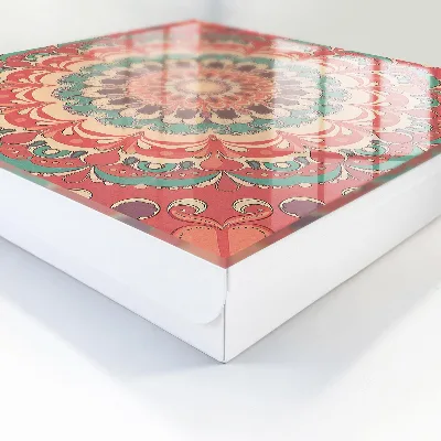 Kulcstartó szekrény falra Színes mandala