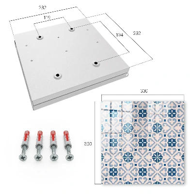 Kulcsdoboz Díszes minta