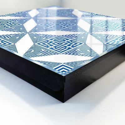 Kulcstartó szekrény Geometrikus minta