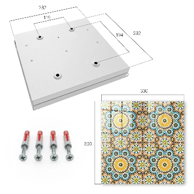 Kulcsdoboz Geometrikus mozaik