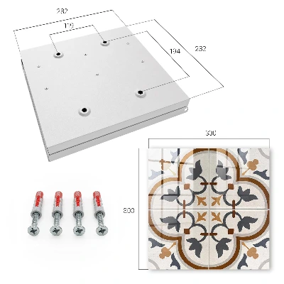 Kulcstartó szekrény falra Geometrikus elegancia