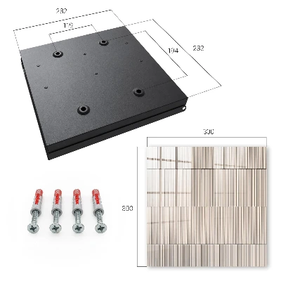 Kulcstartó szekrény falra A vonalak minimalizmusa