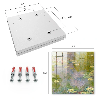 Kulcsdoboz Claude Monet vízililiomok