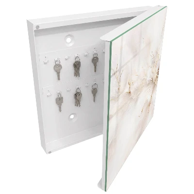 Kulcstartó szekrény falra Elegáns virág