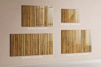 Mágneses tábla falra Bambusz rudak