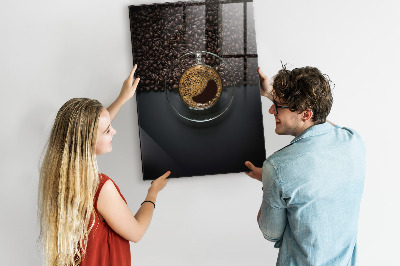 Mágneses fali tábla Kávé
