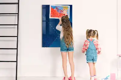 Írható mágnestábla dekoratív mintás kivitelben