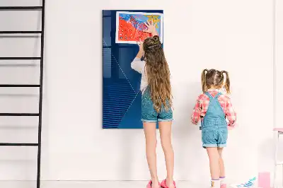 Írható mágnestábla dekoratív mintás kivitelben