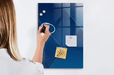 Írható mágnestábla dekoratív mintás kivitelben