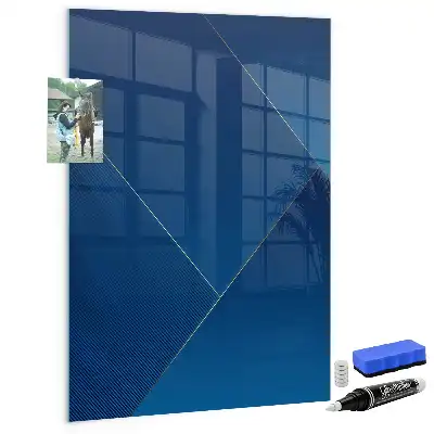 Írható mágnestábla dekoratív mintás kivitelben