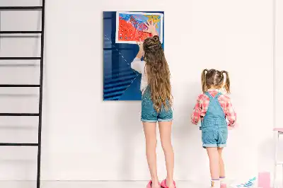 Írható mágnestábla dekoratív mintás kivitelben