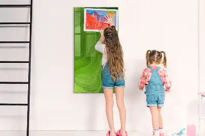 Mágneses írható tábla hullám absztrakció mintával