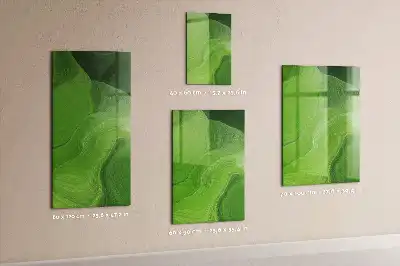 Mágneses írható tábla hullám absztrakció mintával