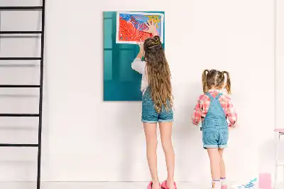 Írható mágnestábla geometriai absztrakció mintával