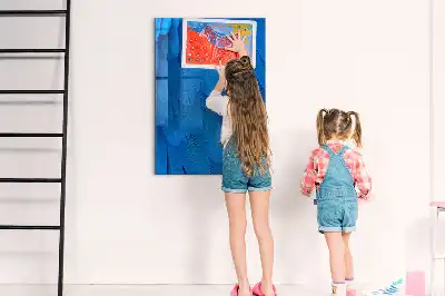 Mágneses írható tábla madártoll mintával