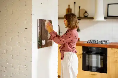 Írható mágnestábla rusztikus fa kerettel
