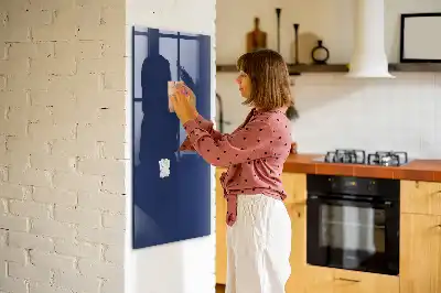 Írható mágnestábla sötétkék színben
