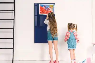 Írható mágnestábla sötétkék színben