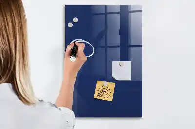 Írható mágnestábla sötétkék színben