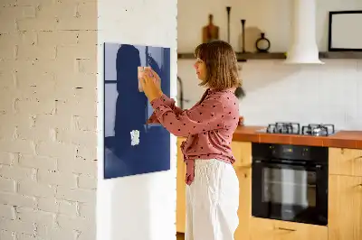Írható mágnestábla sötétkék színben