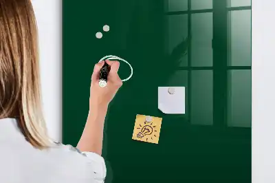 Mágneses írható tábla palackzöld színű