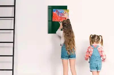 Mágneses írható tábla palackzöld színű
