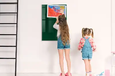 Mágneses írható tábla palackzöld színű